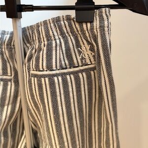 Striped Black and White Pants